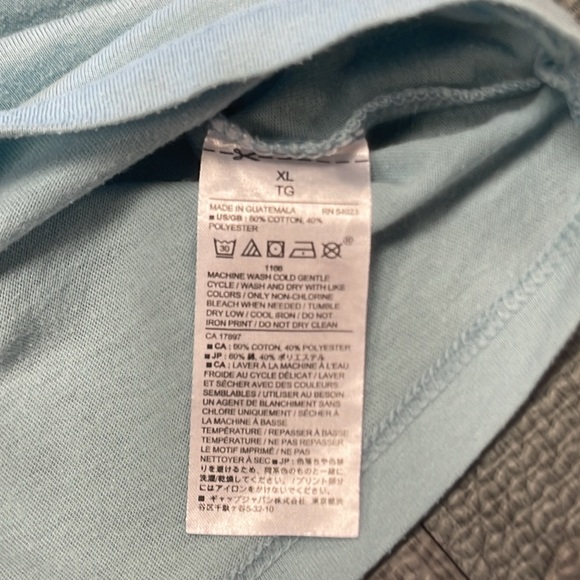 Banana Republic Blue Lake Graphic Tee - Women’s Size XL - Picture 7 of 7